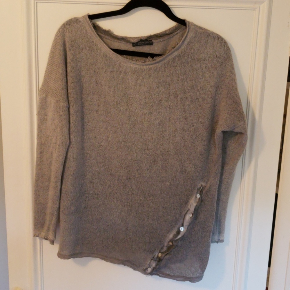 Blue Sand Grey Italian Sweater